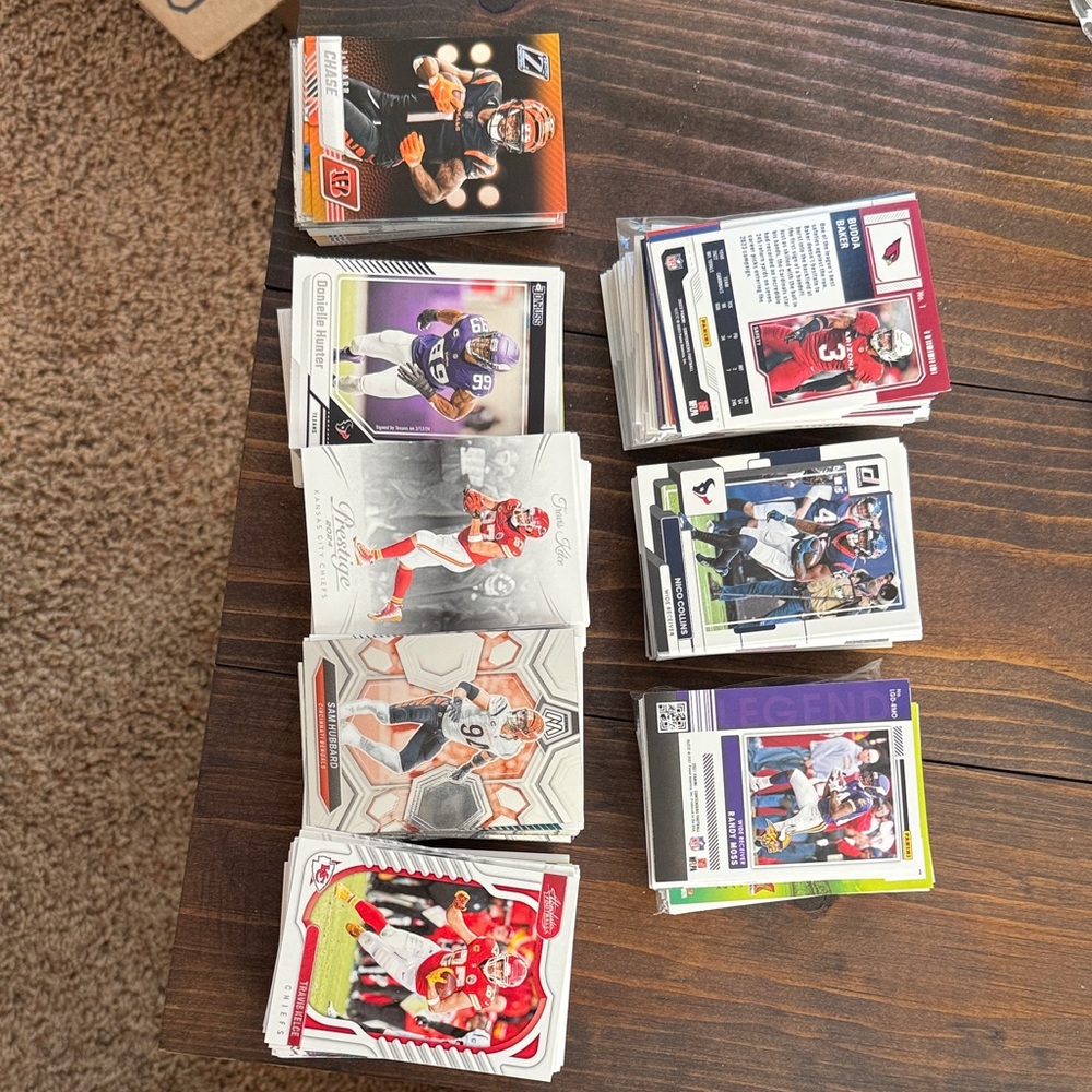 Panini Football Trading Card Set - Red, Black, White